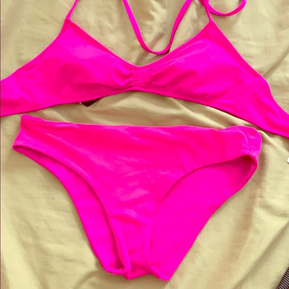 Victoria secret hot pink bikini